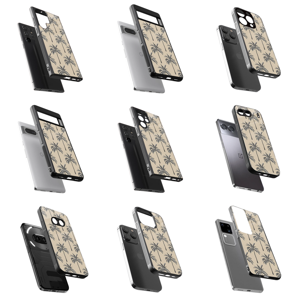 Durable Glass Back Mobile Case for iPhone, Samsung, OnePlus, Google Pixel, Redmi, Vivo, Oppo