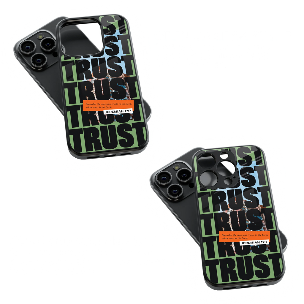 Trendy Glass Back Mobile Case for iPhone, Samsung, Redmi, OnePlus, Google Pixel, Motorola