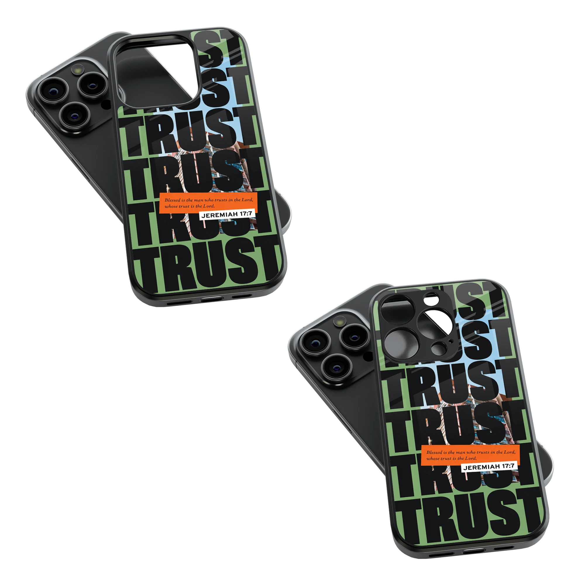 Trendy Glass Back Mobile Case for iPhone, Samsung, Redmi, OnePlus, Google Pixel, Motorola
