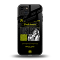 trust issues back phone cover | glass case for iphone 15