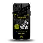 trust issues back phone cover | glass case for iphone 15