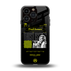 trust issues back phone cover | glass case for iphone 16 pro