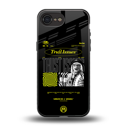trust issues back phone cover | glass case for iphone 16e