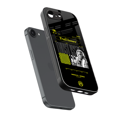 trust issues back phone cover | glass case for iphone 16e