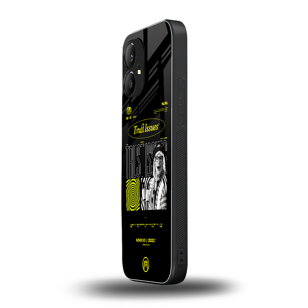 trust issues back phone cover | glass case for nothing phone 1