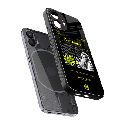 trust issues back phone cover | glass case for nothing phone 2