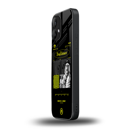 trust issues back phone cover | glass case for nothing phone 2