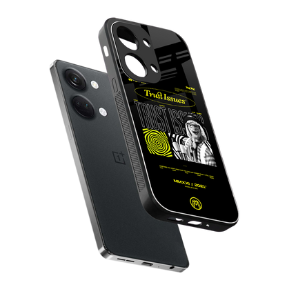 trust issues back phone cover | glass case for oneplus nord 3