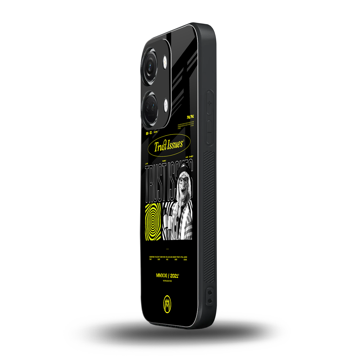 trust issues back phone cover | glass case for oneplus nord 3