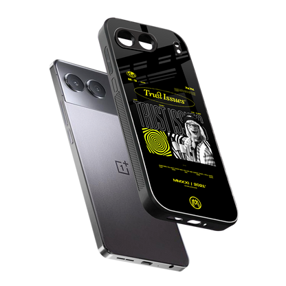 trust issues back phone cover | glass case for oneplus nord 4
