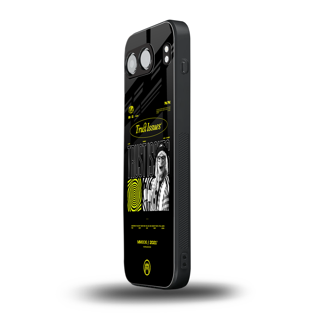 trust issues back phone cover | glass case for oneplus nord 4