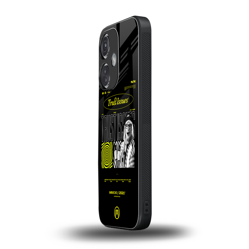 trust issues back phone cover | glass case for oneplus nord ce 3