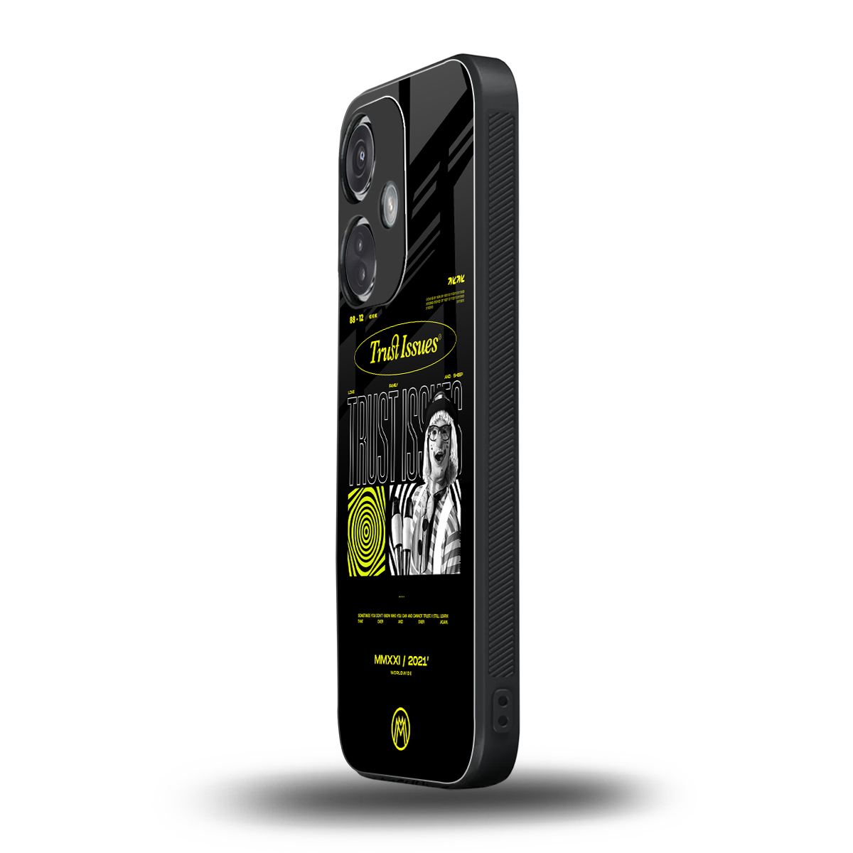 trust issues back phone cover | glass case for oneplus nord ce 3