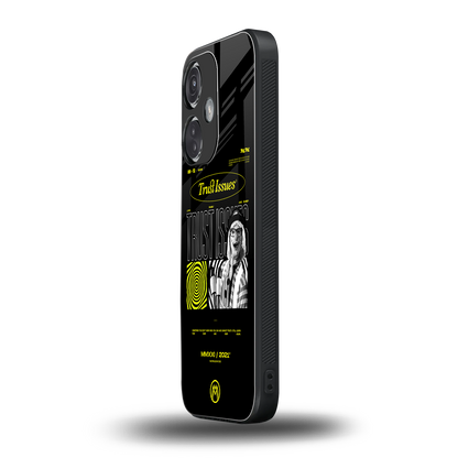 trust issues back phone cover | glass case for oneplus nord ce 3
