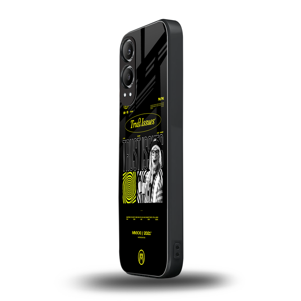 trust issues back phone cover | glass case for oneplus nord ce 4 lite
