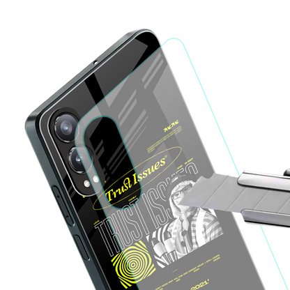 trust issues back phone cover | glass case for oneplus nord ce 4 lite
