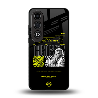 trust issues back phone cover | glass case for oneplus nord ce 4