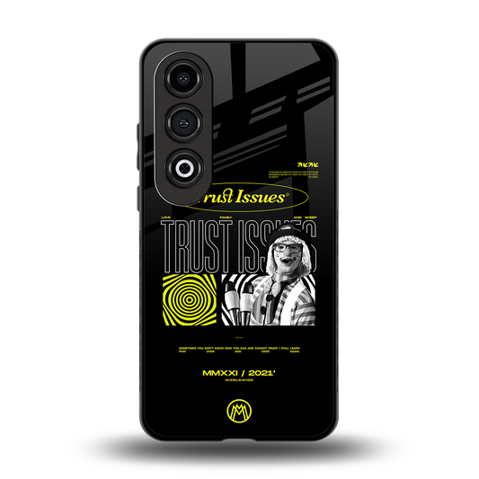 trust issues back phone cover | glass case for oneplus nord ce 4
