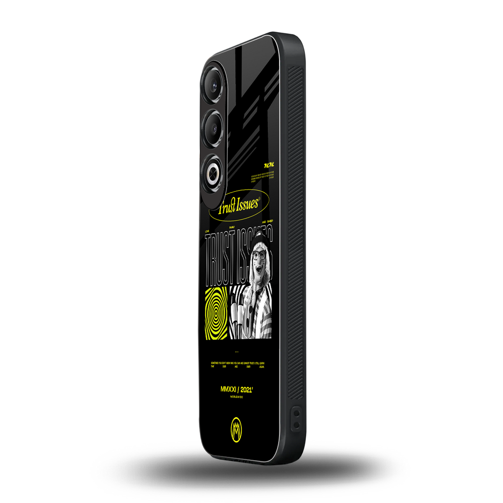 trust issues back phone cover | glass case for oneplus nord ce 4