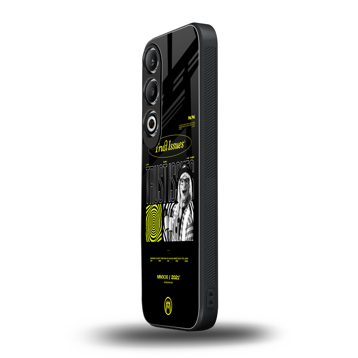 trust issues back phone cover | glass case for oneplus nord ce 4