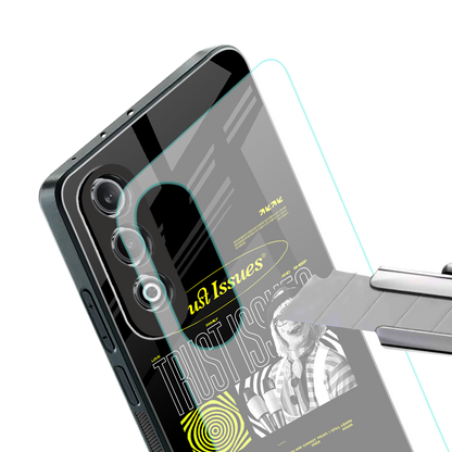 trust issues back phone cover | glass case for oneplus nord ce 4