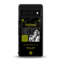 trust issues back phone cover | glass case for google pixel 6 pro