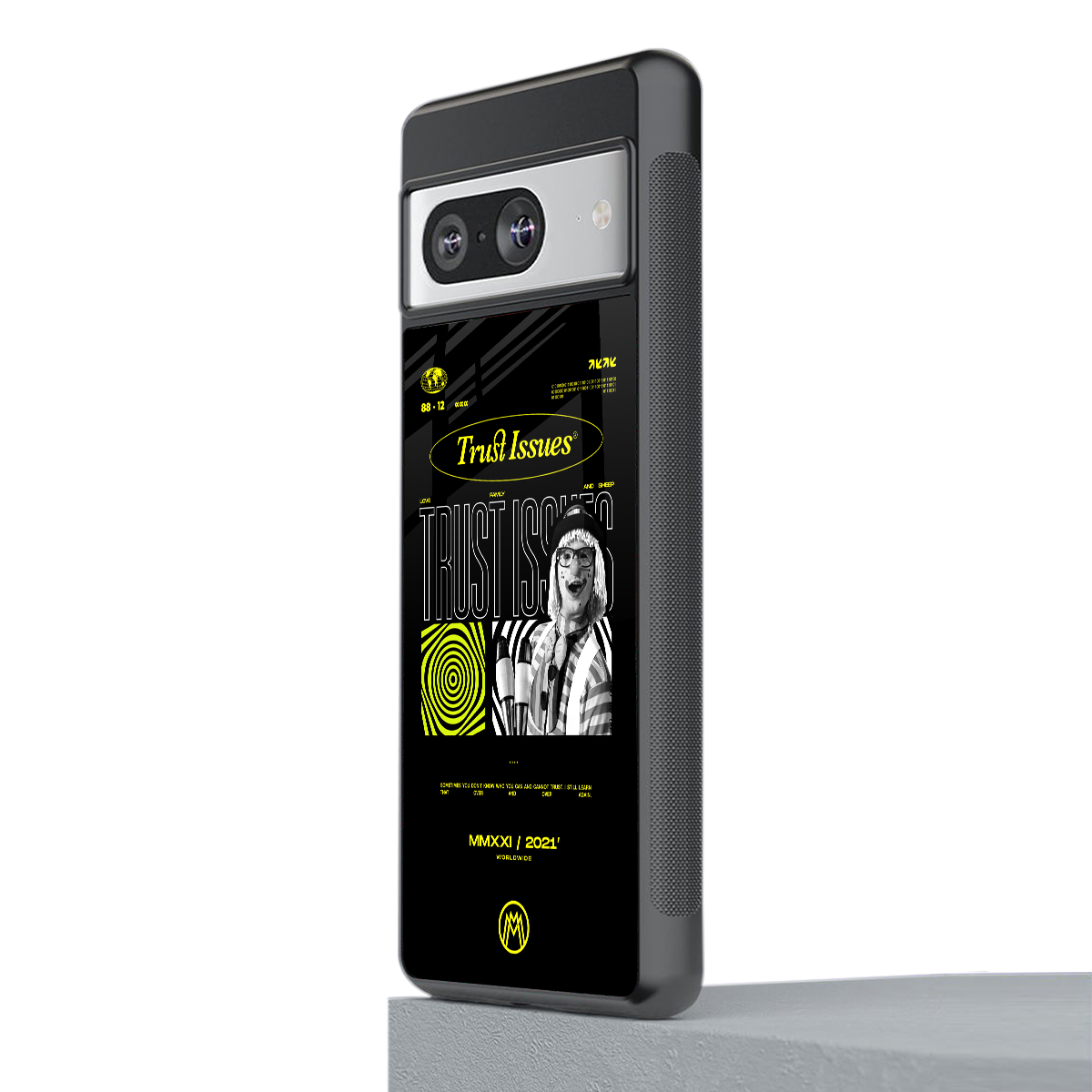 trust issues back phone cover | glass case for Google Pixel 8