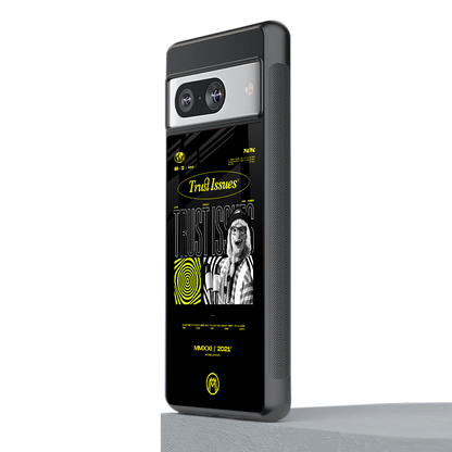 trust issues back phone cover | glass case for Google Pixel 8