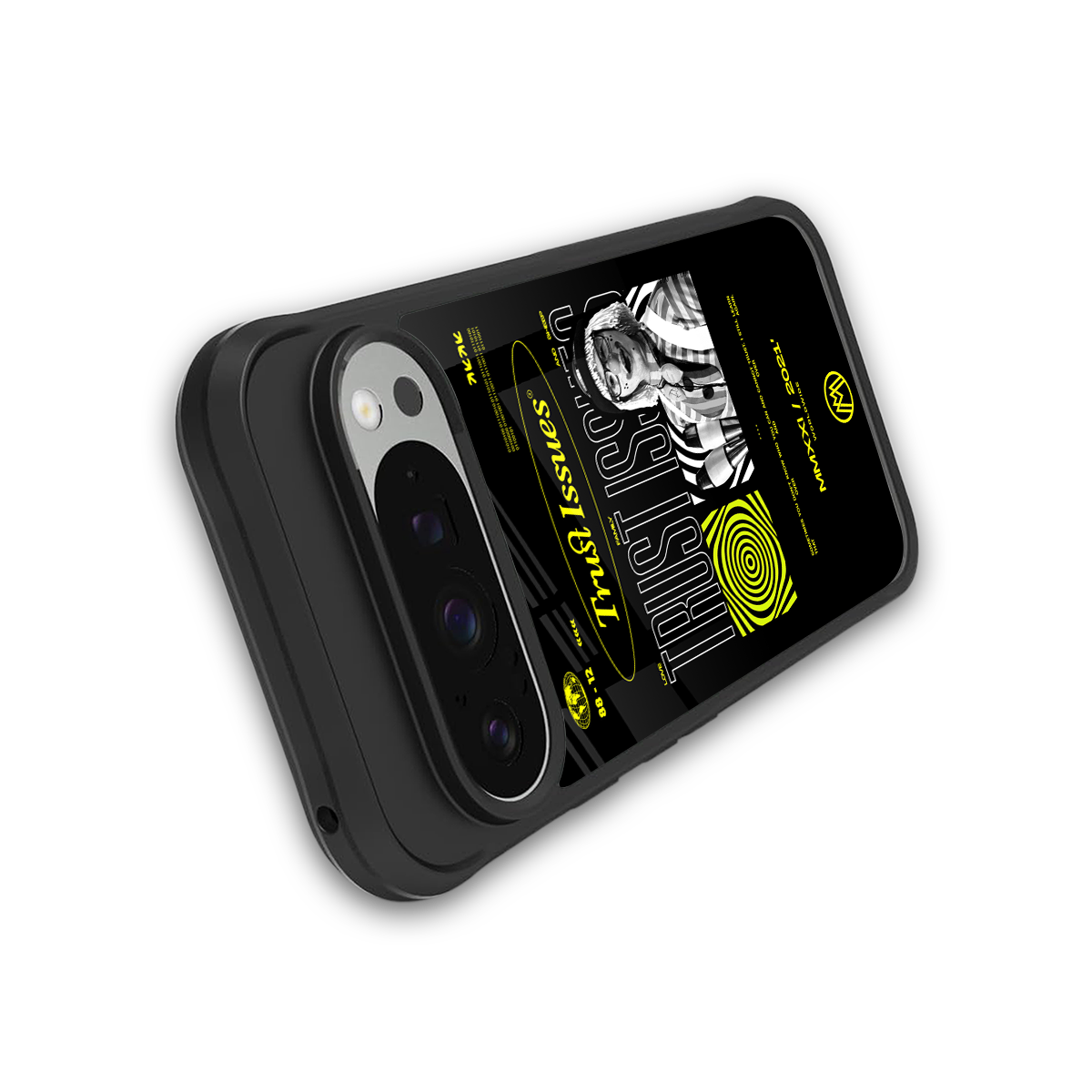 trust issues back phone cover | glass case for google pixel 9 pro xl