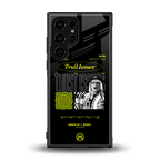 trust issues back phone cover | glass case for samsung galaxy s23 ultra