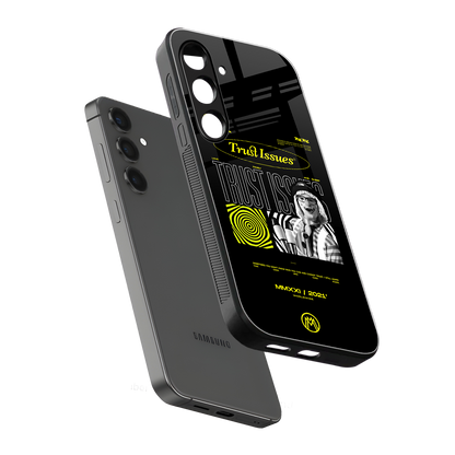 trust issues back phone cover | glass case for samsung galaxy s23 plus