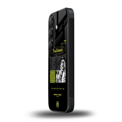 trust issues back phone cover | glass case for samsung galaxy s23
