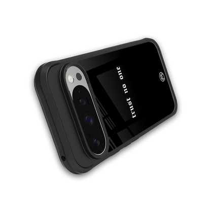 trust no one aesthetic quote back phone cover | glass case for google pixel 9 pro xl