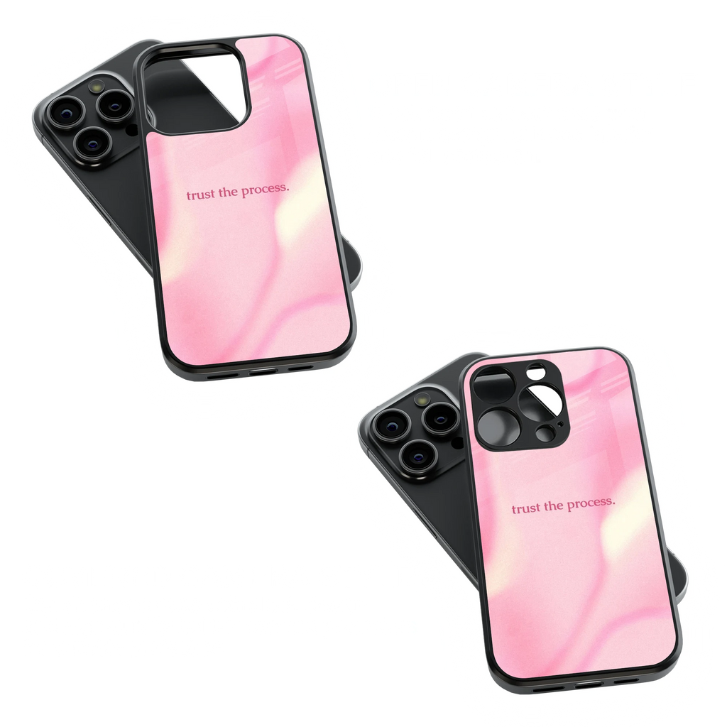 Trendy Glass Back Mobile Case for iPhone, Samsung, Redmi, OnePlus, Google Pixel, Motorola