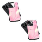 Trendy Glass Back Mobile Case for iPhone, Samsung, Redmi, OnePlus, Google Pixel, Motorola