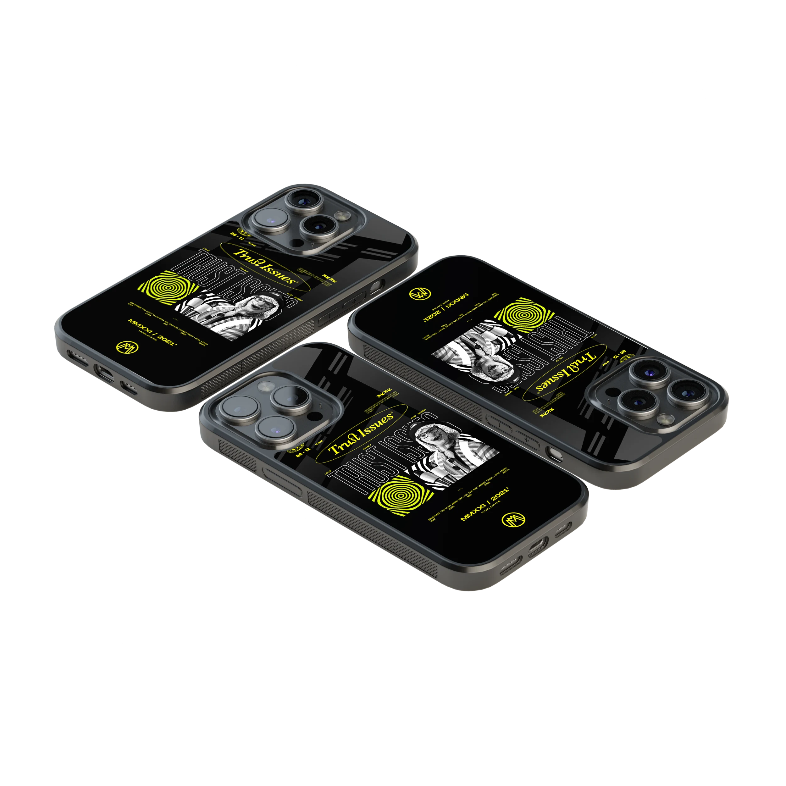 Luxury Glass Back Mobile Cover for iPhone, Samsung Galaxy, OnePlus, Pixel, Redmi & More