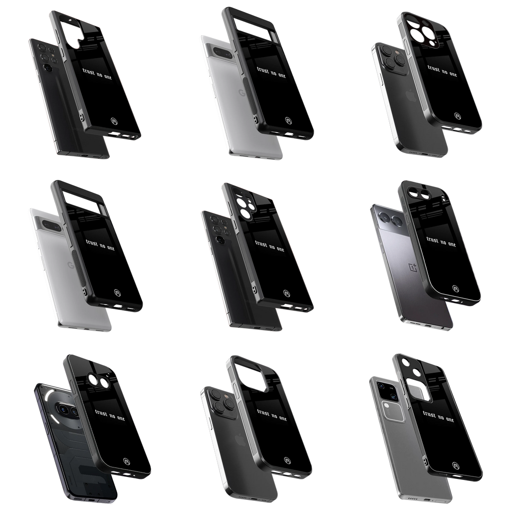 Durable Glass Back Mobile Case for iPhone, Samsung, OnePlus, Google Pixel, Redmi, Vivo, Oppo