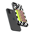 try again back phone cover | glass case for iphone 16 plus