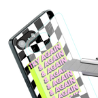 try again back phone cover | glass case for iphone 16e