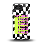 try again back phone cover | glass case for oneplus nord 4