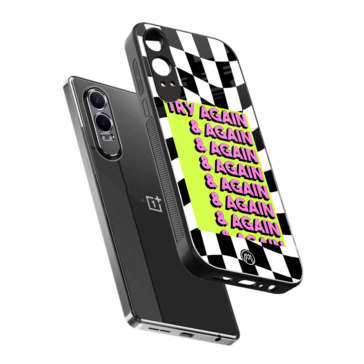 try again back phone cover | glass case for oneplus nord ce 4 lite