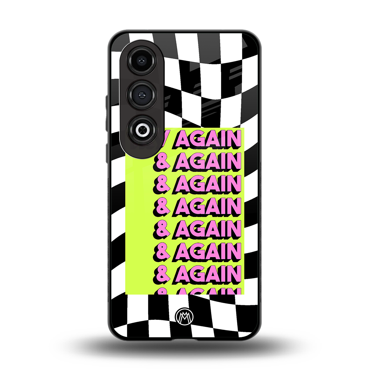 try again back phone cover | glass case for oneplus nord ce 4