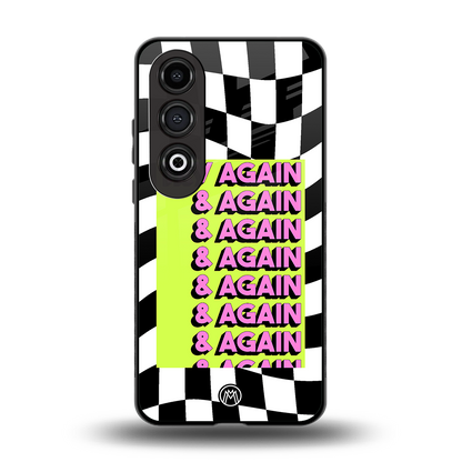 try again back phone cover | glass case for oneplus nord ce 4