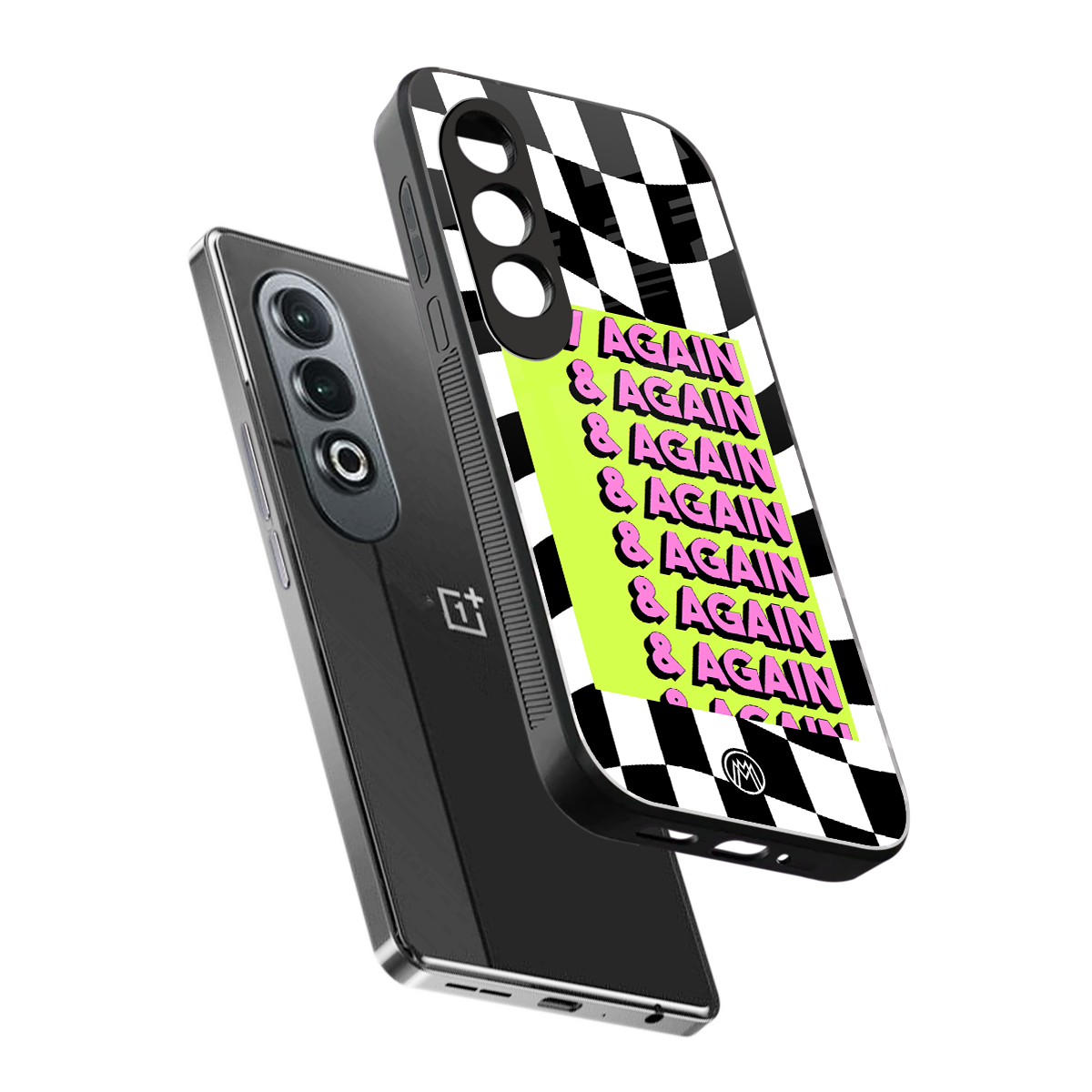 try again back phone cover | glass case for oneplus nord ce 4