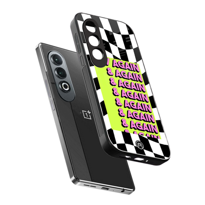 try again back phone cover | glass case for oneplus nord ce 4