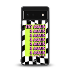 try again back phone cover | glass case for google pixel 6