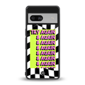 try again back phone cover | glass case for Google Pixel 7