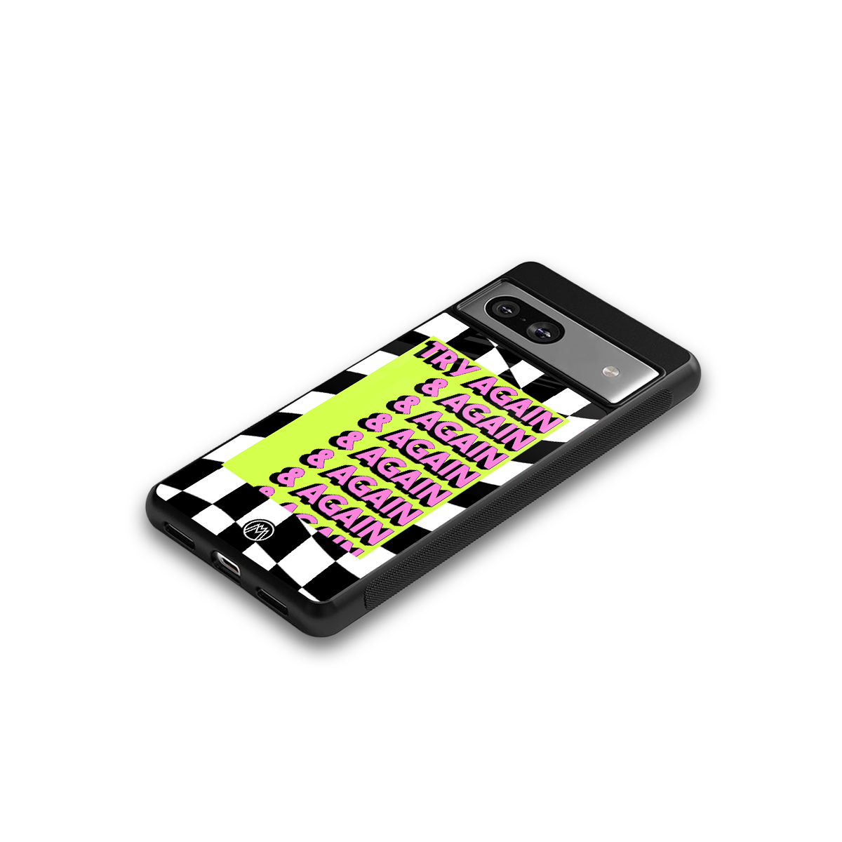 try again back phone cover | glass case for Google Pixel 7