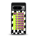 try again back phone cover | glass case for google pixel 8 pro