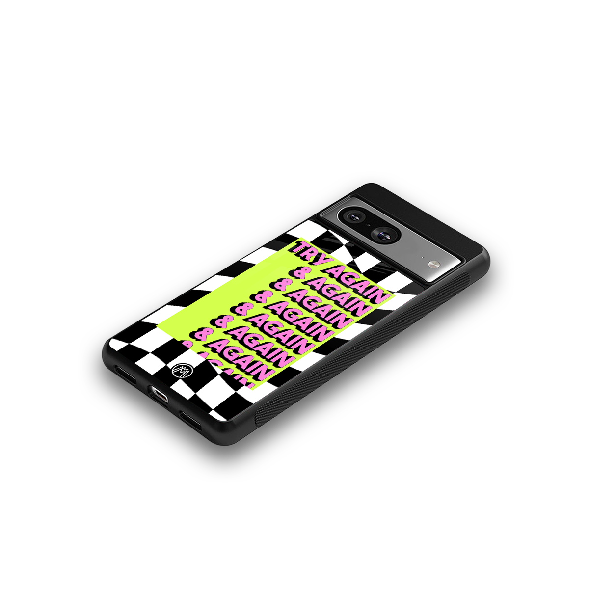 try again back phone cover | glass case for Google Pixel 8